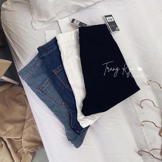 Quần short lưng siêu cao co giãn