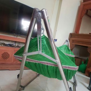 Võng xếp inox tròn phi 32