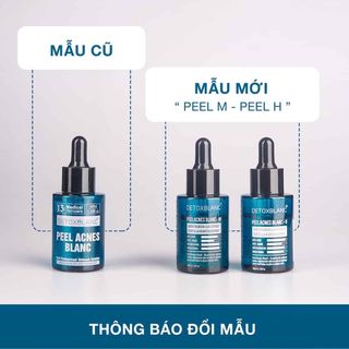 Detox blanc số 13 peel lộc đề