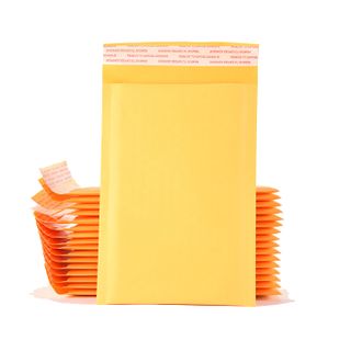 Combo 10, 50 túi giấy kraft bóng khí đóng gói hàng hóa chuyên nghiệp (kích thước 12x18cm)