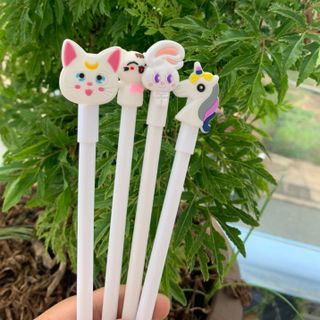 Bộ 10 bút bi gel nước hoạt hình dễ thương
