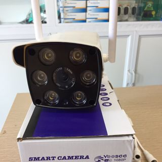 Camera IP Wifi Ngoài trời Yoosee thân ống 2 Râu FullHD 1080P 6 LED trợ sáng đàm thoại 2 chiều giá sỉ