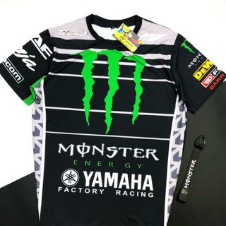 Áo thun xe máy Monsters đen 46Biker