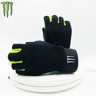Găng tay monsters ngắn ngón màu xanh lá