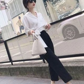 SET SƠMI TRẮNG QUẦN TÂY PHONG CÁCH HÀN QUỐC ( mã 41)