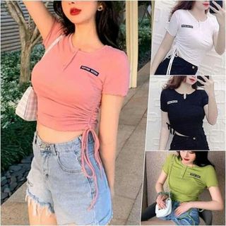 Áo thun nữ crop top Ôm giá sỉ