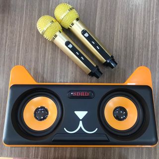 Loa karaoke SDRD-305 MẮT CÚ KÈM 2 MIC KO DÂY giá sỉ