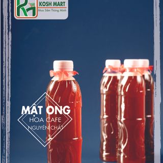 Mật ong hoa cà phê Đaklak nguyên chất 100% chai 500ml