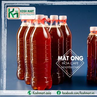 Mật ong hoa cà phê Đaklak nguyên chất 100% chai 500ml