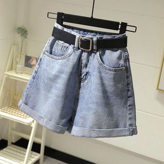 QUẦN SHORT JEANS CẠP CAO #KG_KÈM_BELT