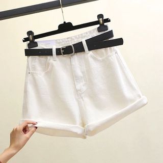 QUẦN SHORT JEANS CẠP CAO #KG_KÈM_BELT