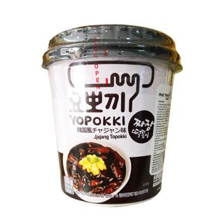 Bánh gạo Topokki xốt tương đen Yopokki Hộp 120g