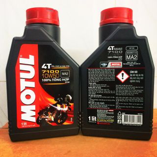 Dầu nhớt Motul 7100 10W50 4T (1 Lít) - Giá sỉ / Giá bán buôn