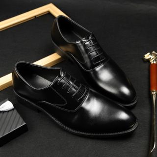 Giày tây nam buộc da cao cấp lịch sự đi mãi theo thời gian không sợ lỗi mốt