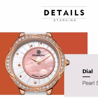 Đồng hồ nữ mặt hoa Starking