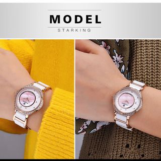 Đồng hồ nữ mặt hoa Starking