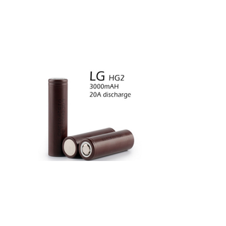 CELL PIN 3.7V 18650 3000 mAh ổn định LG HG2 XẢ 20A