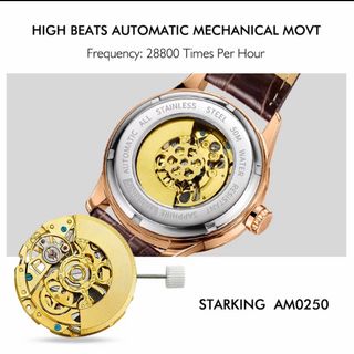 Đồng hồ STARKING nam dây da