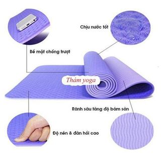 THẢM TẬP YOGA MAT TPE 6LY 2 lớp giá sỉ