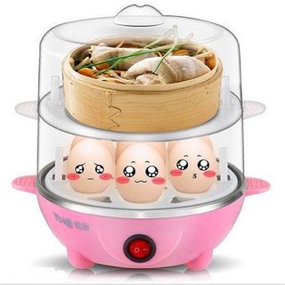 Máy hấp trứng và thức ăn 2 tầng giá sỉ