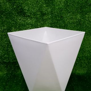 Chậu Cây Vuông Vạt Cạnh Giả Sứ (38x46x23cm) -Trồng Cây Kiểng/Cây Ăn Trái