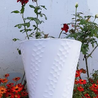Chậu Cây Nhựa Hoa Văn Xoắn Giả Đá (30x40x20cm) - Trồng Cây Kiểng/Cây Ăn Trái