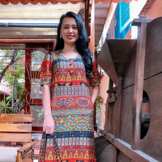 Đầm Thổ Cẩm Thời Trang