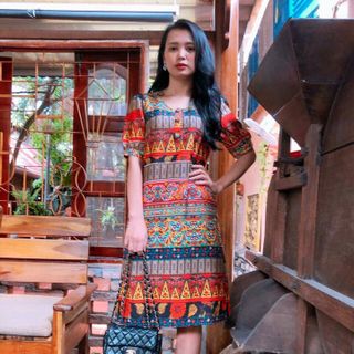 Đầm Thổ Cẩm Thời Trang