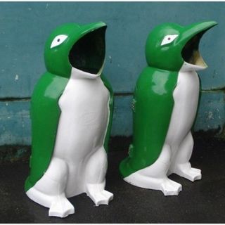 Thùng rác hình cá chép, chim cánh cụt, gấu trúc giá rẻ