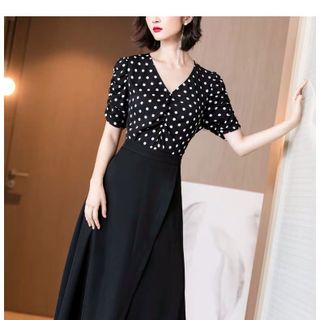 SET ÁO BI CHÂN VÁY ĐEN - DT1308
