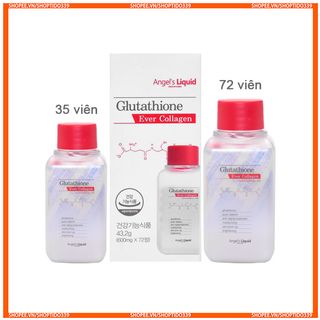 Viên Uống Trắng Da Angel’s Liquid Glutathione Ever Collagen loại 35 viên - 72 viên