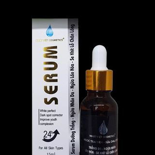 SERUM TRẮNG DA - NGỪA NHĂN - LÃO HÓA - SE KHÍT LỖ CHÂN LÔNG NGỌC TRAI ĐEN - SỮA ONG CHÚA NHẬT VIỆT COSMETICS (15ML) giá sỉ