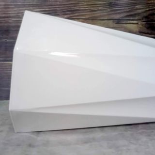 Chậu Bát Giác Giả Sứ - Trồng Cây Cảnh/Cây Ăn Trái - Bền Đẹp, Thiết Kế Trang Nhã (25x32x16cm)