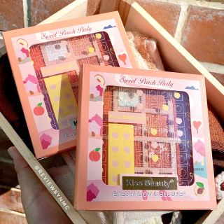 Phấn mắt Kiss Beauty Sweet Peach 10 ô