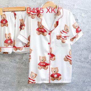 MBN001-Bộ ngủ lụa quần đùi cao cấp