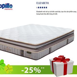 Đệm lò xo túi độc lập Dunlopillo Elizabeth Anh Quốc