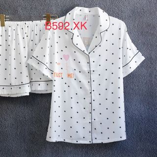 MBN002-Bộ đồ ngủ lụa quần đùi cao cấp