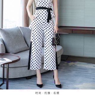 SET BỘ TAY CỤT HỌA TIẾT CHẤM BI THỜI TRANG