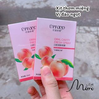 xịt thơm miệng hương đào