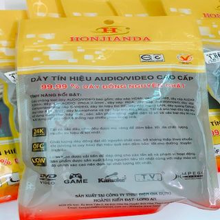 Dây AV HJD 4 đầu - Màu Trắng 1.8M