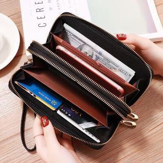 nữ cao cấp cầm tay gấp nhiều ngăn đựng tiền ,thẻ tiện dụng TK0044