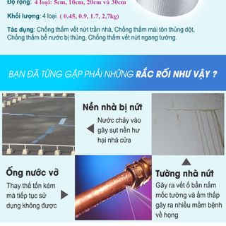 Băng Keo Chống Thấm Đa Năng 20cm