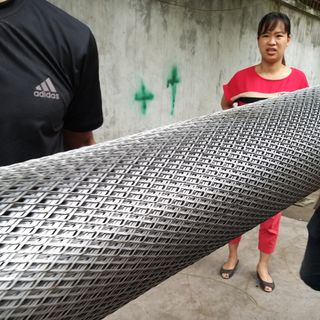 Lưới dập giãn hình thoi, lưới XG, lưới thép trang trí