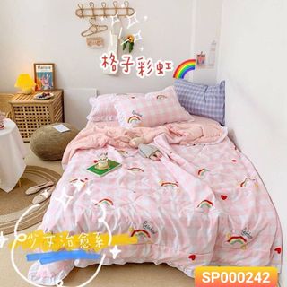 BỘ CHĂN GA COTTON ĐŨI BÈO HÀN QUỐC