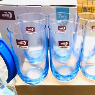 Bộ Bình + 6 Ly Thuỷ Tinh Cao Cấp