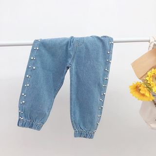 QUẦN JEANS DÀI BO GẤU PHONG CÁCH HQ
