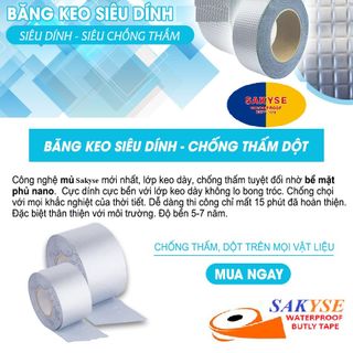 Băng Keo Chống Thấm Nhật Bản Sakyse
