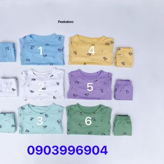 Bộ thun lạnh cho bé chuẩn peekaboo