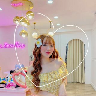Đầm hoa cúc bẹt vai