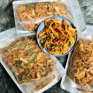 KHÔ GÀ LÁ CHANH NHÀ LÀM - ĂN THIỆT NGON